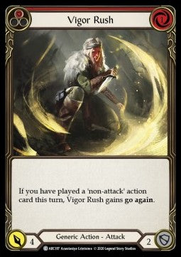 Vigor Rush (Red) (Normal)⁣ - Arcane Rising - Unlimited⁣ (Common)⁣ [ARC197]