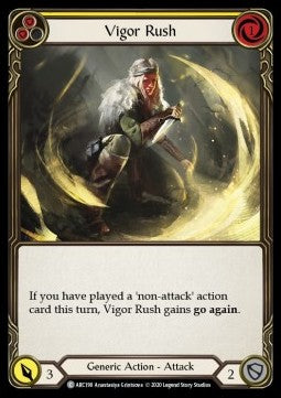 Vigor Rush (Yellow) (Normal)⁣ - Arcane Rising - Unlimited⁣ (Common)⁣ [ARC198]