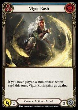 Vigor Rush (Blue) (Normal)⁣ - Arcane Rising - Unlimited⁣ (Common)⁣ [ARC199]