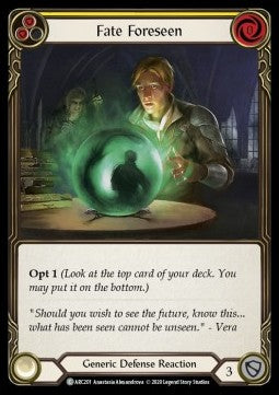 Fate Foreseen (Yellow) (Normal)⁣ - Arcane Rising - Unlimited⁣ (Common)⁣ [ARC201]