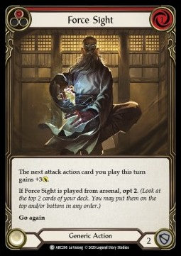 Force Sight (Red) (Normal)⁣ - Arcane Rising - Unlimited⁣ (Common)⁣ [ARC206]