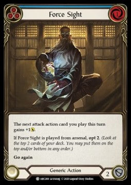 Force Sight (Blue) (Normal)⁣ - Arcane Rising - Unlimited⁣ (Common)⁣ [ARC208]