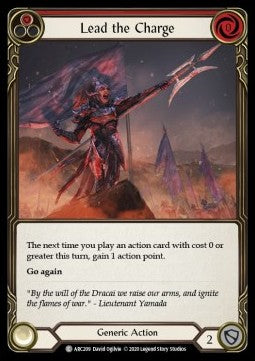 Lead the Charge (Red) (Normal)⁣ - Arcane Rising - Unlimited⁣ (Common)⁣ [ARC209]