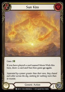Sun Kiss  (Yellow) (Normal)⁣ - Arcane Rising - Unlimited⁣ (Common)⁣ [ARC213]