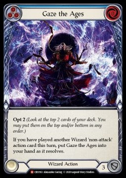 Gaze the Ages (Rainbow Foil)⁣ - Crucible of War - First⁣ (Majestic)⁣ [CRU163]