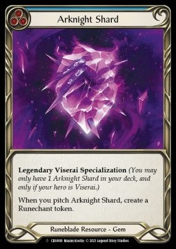 Arknight Shard (Rainbow Foil) - Crucible of War - Unlimited (Fabled) [CRU-U-CRU000]