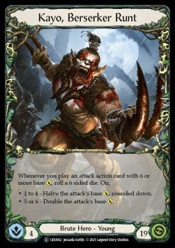 Kayo, Berserker Runt (Rainbow Foil)⁣ - Crucible of War - Unlimited⁣ (Rare)⁣ [CRU002]