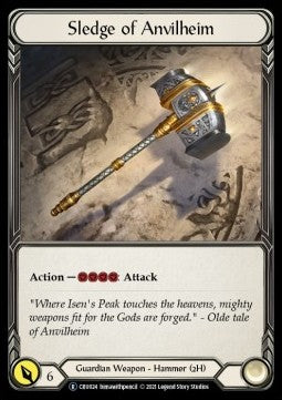 Sledge of Anvilheim (Rainbow Foil)⁣ - Crucible of War - Unlimited⁣ (Rare)⁣ [CRU024]