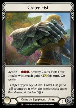 Crater Fist (Rainbow Foil)⁣ - Crucible of War - Unlimited⁣ (Majestic)⁣ [CRU025]