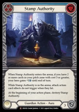 Stamp Authority (Rainbow Foil) - Crucible of War - Unlimited (Majestic) [CRU-U-CRU028]