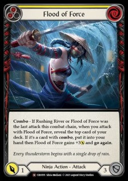 Flood of Force (Rainbow Foil)⁣ - Crucible of War - Unlimited⁣ (Majestic)⁣ [CRU055]
