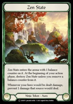 Zen State (Rainbow Foil)⁣ - Crucible of War - Unlimited⁣ (Common)⁣ [CRU075]