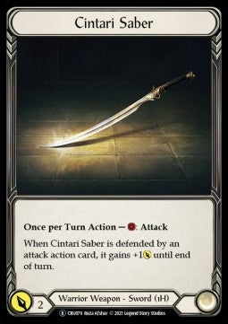 Cintari Saber (Rainbow Foil)⁣ - Crucible of War - Unlimited⁣ (Rare)⁣ [CRU079]