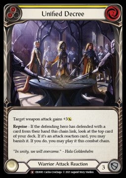 Unified Decree (Rainbow Foil)⁣ - Crucible of War - Unlimited⁣ (Majestic)⁣ [CRU083]