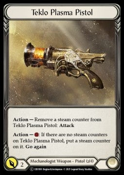 Teklo Plasma Pistol (Rainbow Foil)⁣ - Crucible of War - Unlimited⁣ (Common)⁣ [CRU100]