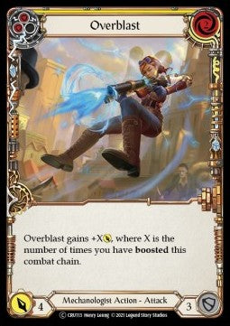 Overblast (Yellow) (Normal)⁣ - Crucible of War - Unlimited⁣ (Common)⁣ [CRU113]