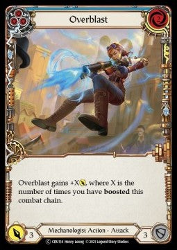 Overblast (Blue) (Normal)⁣ - Crucible of War - Unlimited⁣ (Common)⁣ [CRU114]