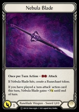Nebula Blade (Rainbow Foil) - Crucible of War - Unlimited (Common) [CRU-U-CRU139]
