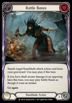 Rattle Bones (Rainbow Foil) - Crucible of War - Unlimited (Majestic) [CRU-U-CRU143]