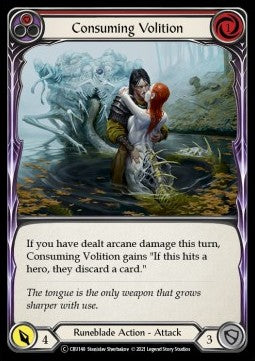 Consuming Volition (Red) (Normal)⁣ - Crucible of War - Unlimited⁣ (Common)⁣ [CRU148]