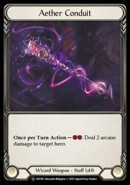 Aether Conduit (Rainbow Foil)⁣ - Crucible of War - Unlimited⁣ (Rare)⁣ [CRU160]