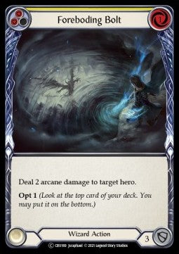 Foreboding Bolt (Yellow) (Normal)⁣ - Crucible of War - Unlimited⁣ (Common)⁣ [CRU169]