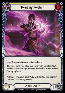 Rousing Aether (Yellow) (Normal)⁣ - Crucible of War - Unlimited⁣ (Common)⁣ [CRU172]