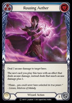 Rousing Aether (Blue) (Normal)⁣ - Crucible of War - Unlimited⁣ (Common)⁣ [CRU173]