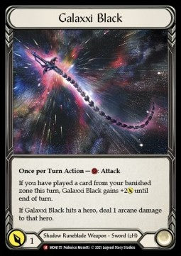 Galaxxi Black (Cold Foil) - Monarch - First (Token) [MON-F-MON155]
