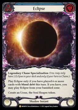 Eclipse (Cold Foil) - Monarch - First (Legendary) [MON-F-MON190]