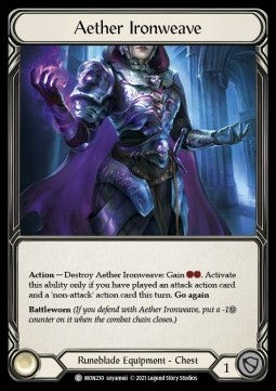 Aether Ironweave (Cold Foil) - Monarch - First (Common) [MON-F-MON230]