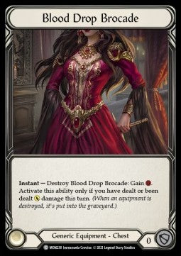 Blood Drop Brocade (Cold Foil) - Monarch - First (Common) [MON-F-MON238]