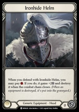 Ironhide Helm (Cold Foil) - Monarch - First (Common) [MON-F-MON241]