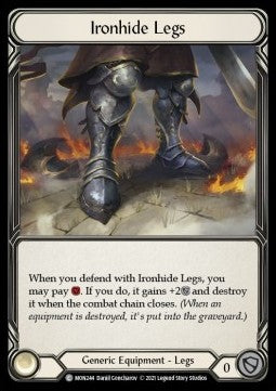 Ironhide Legs (Cold Foil) - Monarch - First (Common) [MON-F-MON244]