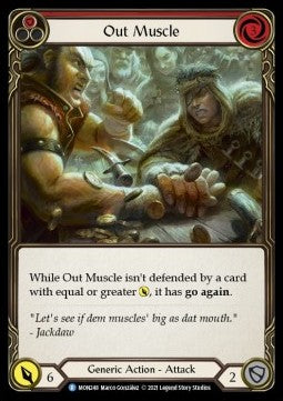 Out Muscle (Red) (Normal)⁣ - Monarch - First⁣ (Rare)⁣ [MON248]