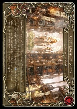 Great Library of Solana (Rainbow Foil)⁣ - Monarch - Unlimited⁣ (Fabled)⁣ [MON000]