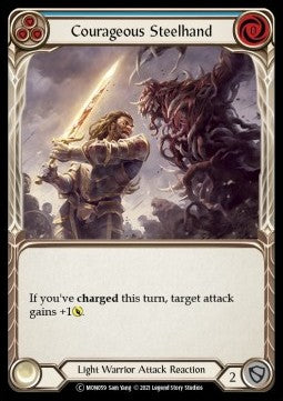 Courageous Steelhand (Blue) (Normal)⁣ - Monarch - Unlimited⁣ (Common)⁣ [MON059]