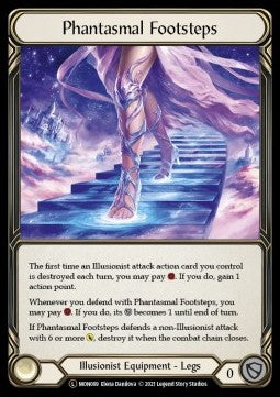 Phantasmal Footsteps (Rainbow Foil)⁣ - Monarch - Unlimited⁣ (Legendary)⁣ [MON089]