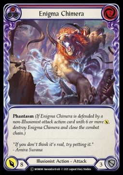 Enigma Chimera (Red) (Rainbow Foil)⁣ - Monarch - Unlimited⁣ (Common)⁣ [MON098]