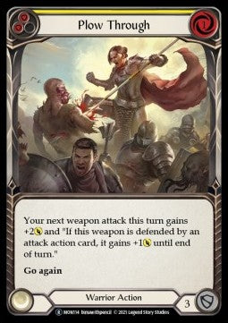 Plow Through (Yellow) (Normal)⁣ - Monarch - Unlimited⁣ (Rare)⁣ [MON114]