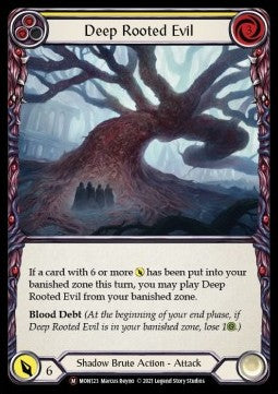 Deep Rooted Evil (Rainbow Foil)⁣ - Monarch - Unlimited⁣ (Majestic)⁣ [MON123]