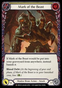 Mark of the Beast (Normal)⁣ - Monarch - Unlimited⁣ (Majestic)⁣ [MON124]