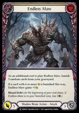 Endless Maw (Yellow) (Normal)⁣ - Monarch - Unlimited⁣ (Rare)⁣ [MON127]