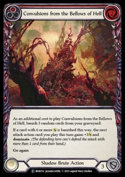 Convulsions from the Bellows of Hell (Red) (Normal)⁣ - Monarch - Unlimited⁣ (Rare)⁣ [MON132]