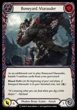 Boneyard Marauder (Red) (Normal)⁣ - Monarch - Unlimited⁣ (Common)⁣ [MON135]