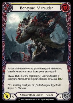 Boneyard Marauder (Yellow) (Normal)⁣ - Monarch - Unlimited⁣ (Common)⁣ [MON136]