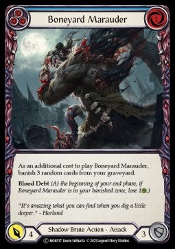 Boneyard Marauder (Blue) (Normal)⁣ - Monarch - Unlimited⁣ (Common)⁣ [MON137]