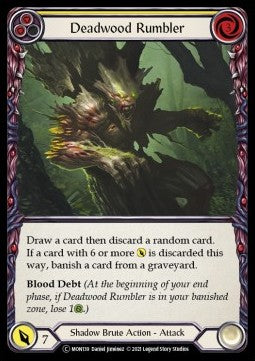 Deadwood Rumbler (Yellow) (Normal)⁣ - Monarch - Unlimited⁣ (Common)⁣ [MON139]