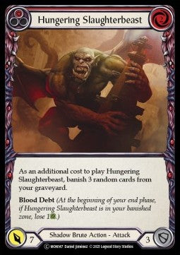 Hungering Slaughterbeast (Red) (Normal)⁣ - Monarch - Unlimited⁣ (Common)⁣ [MON147]