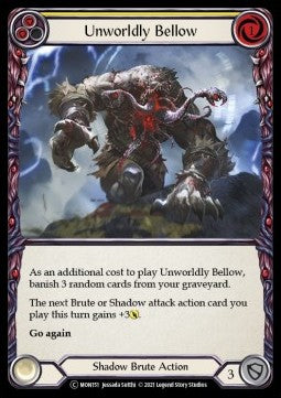 Unworldly Bellow (Yellow) (Normal)⁣ - Monarch - Unlimited⁣ (Common)⁣ [MON151]